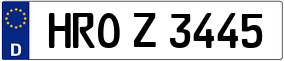 Truck License Plate